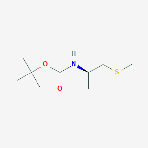 Carbamic acid, N-[(1R)-1-methyl-2-(methylthio)ethyl]-, 1,1-dimethylethyl ester