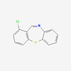 molecular formula C13H8ClNS B11826489 1-Chlorodibenzo[b,f][1,4]thiazepine 