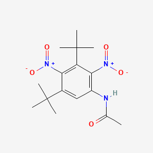 molecular formula C16H23N3O5 B1182653 N-(3,5-ditert-butyl-2,4-dinitrophenyl)acetamide 