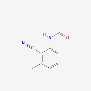 molecular formula C10H10N2O B1182655 N-(2-cyano-3-methylphenyl)acetamide 