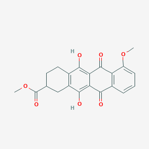 Methyl 5,12-dihydroxy-7-methoxy-6,11-dioxo-1,2,3,4-tetrahydrotetracene-2-carboxylate