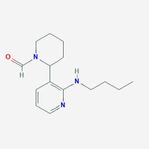 2-(2-(Butylamino)pyridin-3-yl)piperidine-1-carbaldehyde