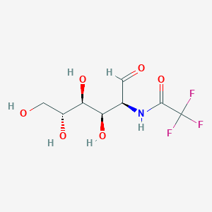 2,2,2-trifluoro-N-[(2S,3R,4S,5R)-3,4,5,6-tetrahydroxy-1-oxohexan-2-yl]acetamide