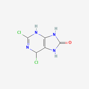 molecular formula C5H4Cl2N4O B1182660 2,6-dichloro-6,7-dihydro-3H-purin-8-ol 