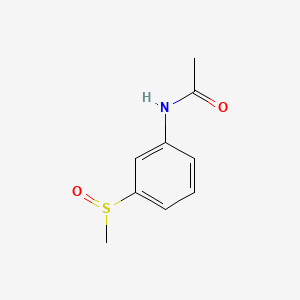molecular formula C9H11NO2S B1182665 N-[3-(methylsulfinyl)phenyl]acetamide 