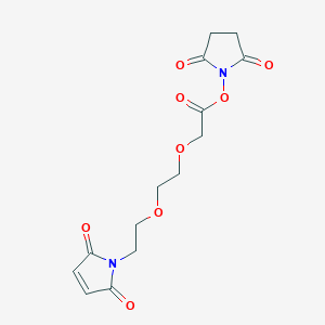 molecular formula C14H16N2O8 B11826682 Mal-PEG2-NHS 