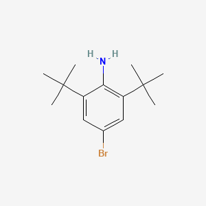 molecular formula C14H22BrN B1182672 4-Bromo-2,6-ditert-butylphenylamine 