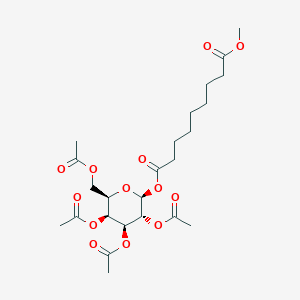 8-Methoxycarbonyloctanoyl 2,3,4,6-tetra-O-acetyl-b-D-galactopyranoside