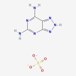 2H-triazolo[4,5-d]pyrimidine-5,7-diamine;sulfate