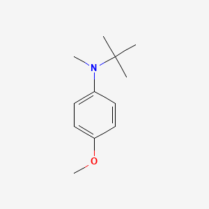 molecular formula C12H19NO B1182680 N-(tert-butyl)-N-(4-methoxyphenyl)-N-methylamine 