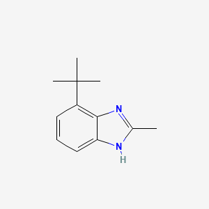 molecular formula C12H16N2 B1182687 4-tert-butyl-2-methyl-1H-benzimidazole 