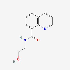 molecular formula C12H12N2O2 B1182701 N-(2-hydroxyethyl)-8-quinolinecarboxamide 