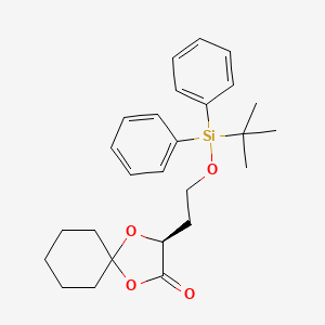 (S)-3-(2-((tert-butyldiphenylsilyl)oxy)ethyl)-1,4-dioxaspiro[4.5]decan-2-one