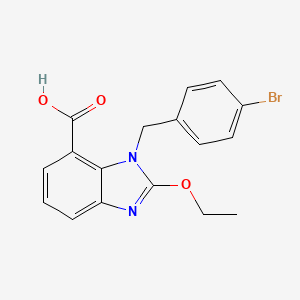 1-(4-bromobenzyl)-2-ethoxy-1H-benzo[d]imidazole-7-carboxylic acid