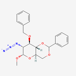 (4aR,6S,7R,8R,8aS)-7-azido-8-(benzyloxy)-6-methoxy-2-phenylhexahydropyrano[3,2-d][1,3]dioxine