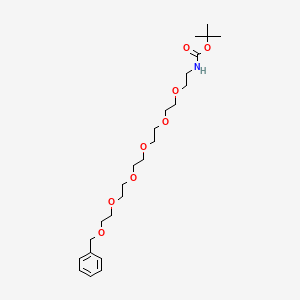 molecular formula C24H41NO8 B11827546 Benzyl-PEG6-NHBoc 