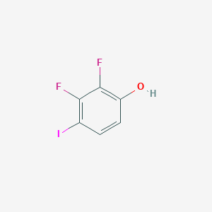 molecular formula C6H3F2IO B118277 2,3-二氟-4-碘苯酚 CAS No. 144292-40-0