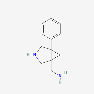 1-{5-Phenyl-3-azabicyclo[3.1.0]hexan-1-yl}methanamine