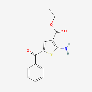 molecular formula C14H13NO3S B1182791 Ethyl 2-amino-5-benzoyl-3-thiophenecarboxylate 