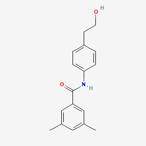 N-[4-(2-hydroxyethyl)phenyl]-3,5-dimethylbenzamide