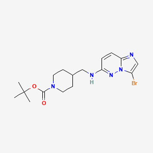 tert-Butyl 4-(((3-bromoimidazo[1,2-b]pyridazin-6-yl)amino)methyl)piperidine-1-carboxylate