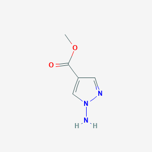 molecular formula C5H7N3O2 B118281 1-氨基-1H-吡唑-4-羧酸甲酯 CAS No. 150017-46-2