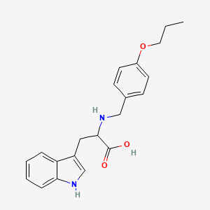 molecular formula C21H24N2O3 B1182821 N-(4-propoxybenzyl)tryptophan 