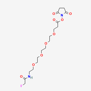 Iodoacetyl-PEG4-NHS ester