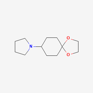 1-(1,4-Dioxaspiro[4.5]dec-8-yl)pyrrolidine