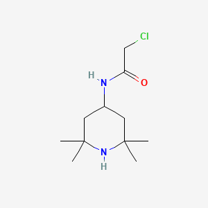 2-chloro-N-(2,2,6,6-tetramethylpiperidin-4-yl)acetamide