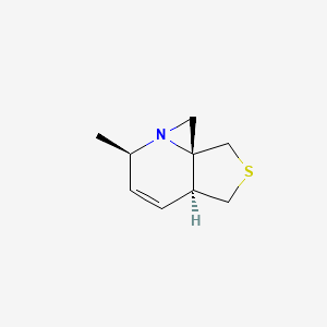 (3aS,6R,8aR)-6-methyl-3a,6-dihydro-1H,3H,8H-azirino[1,2-a]thieno[3,4-b]pyridine