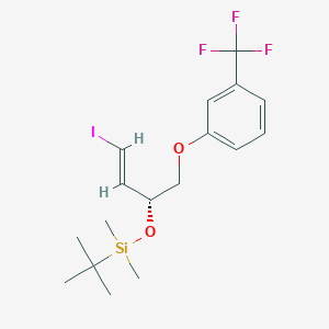 (1E,3R)-1-Iodo-3-(tert-butyldimethylsiloxy)-4-[3-(trifluoromethyl)phenoxy]-1-butene