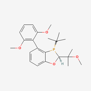 (2S,3S)-3-(tert-butyl)-4-(2,6-dimethoxyphenyl)-2-(2-methoxypropan-2-yl)-2,3-dihydrobenzo[d][1,3]oxaphosphole