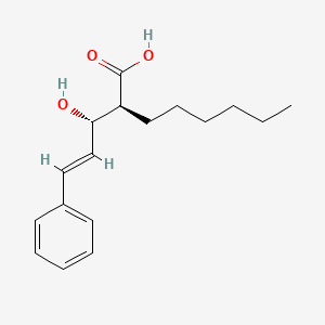 (S)-2-((S,E)-1-hydroxy-3-phenylallyl)octanoic acid