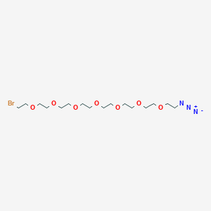 molecular formula C16H32BrN3O7 B11828415 Bromo-PEG7-azide 