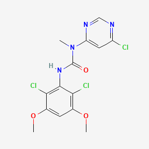 1-(6-Chloropyrimidin-4-yl)-3-(2,6-dichloro-3,5-dimethoxyphenyl)-1-methylurea