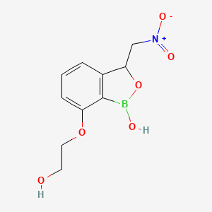 7-(2-hydroxyethoxy)-3-(nitromethyl)benzo[c][1,2]oxaborol-1(3H)-ol