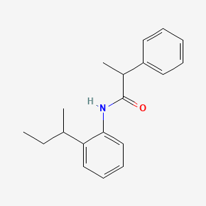 molecular formula C19H23NO B1182856 N-(2-sec-butylphenyl)-2-phenylpropanamide 
