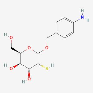 (2R,3R,4S,5R)-6-[(4-aminophenyl)methoxy]-2-(hydroxymethyl)-5-sulfanyloxane-3,4-diol