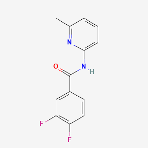 3,4-difluoro-N-(6-methyl-2-pyridinyl)benzamide