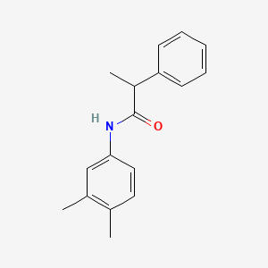 N-(3,4-dimethylphenyl)-2-phenylpropanamide
