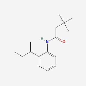 molecular formula C16H25NO B1182863 N-(2-sec-butylphenyl)-3,3-dimethylbutanamide 