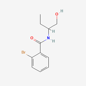 molecular formula C11H14BrNO2 B1182866 2-bromo-N-[1-(hydroxymethyl)propyl]benzamide 