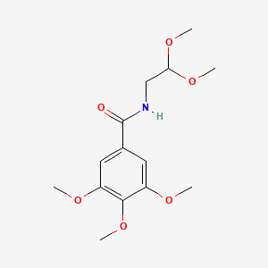 molecular formula C14H21NO6 B1182867 N-(2,2-dimethoxyethyl)-3,4,5-trimethoxybenzamide 