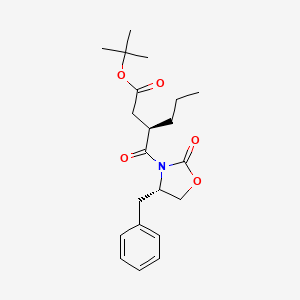 (R)-tert-Butyl3-((S)-4-benzyl-2-oxooxazolidine-3-carbonyl)hexanoate