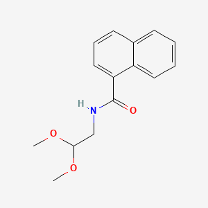 molecular formula C15H17NO3 B1182868 N-(2,2-dimethoxyethyl)-1-naphthamide 