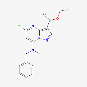 Ethyl 7-(benzyl(methyl)amino)-5-chloropyrazolo[1,5-a]pyrimidine-3-carboxylate