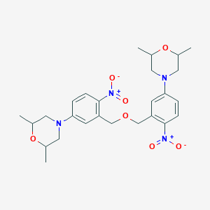 4,4'-((Oxybis(methylene))bis(4-nitro-3,1-phenylene))bis(2,6-dimethylmorpholine)