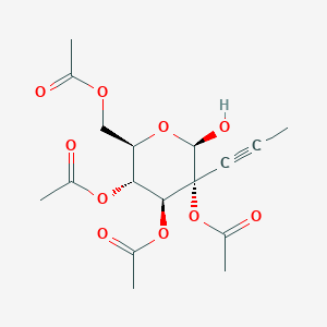 [(2R,3R,4S,5R,6R)-3,4,5-triacetyloxy-6-hydroxy-5-prop-1-ynyloxan-2-yl]methyl acetate