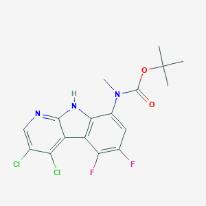 tert-Butyl (3,4-dichloro-5,6-difluoro-9H-pyrido[2,3-b]indol-8-yl)(methyl)carbamate